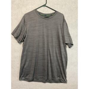 Tek Gear Shirt Mens 2XL Tall Gray Dry Tek Athletic Performance Moisture Wicking